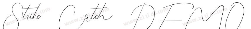 Strike Catch DEMO Re字体转换